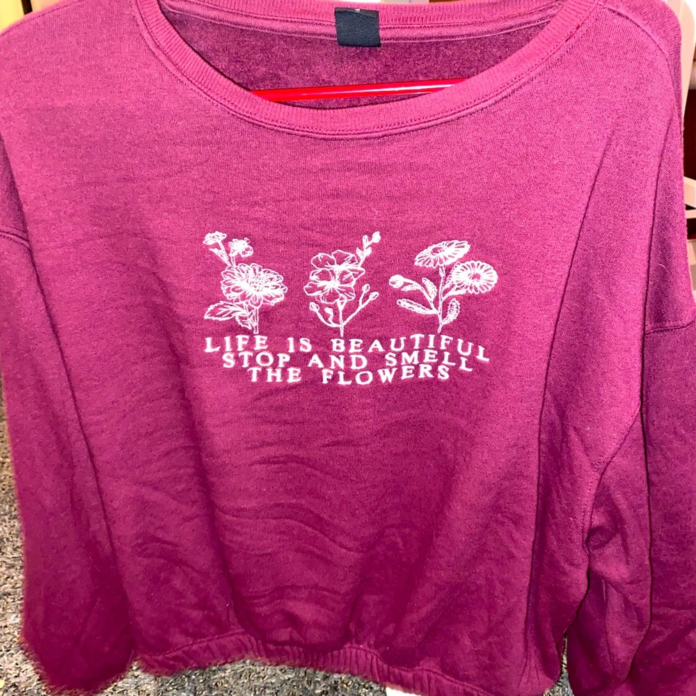 “life is beautiful smell the flowers” VINTAGE